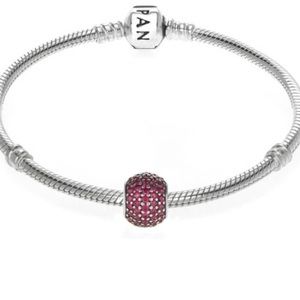 AUTHENTIC Pandora Red Pave Charm